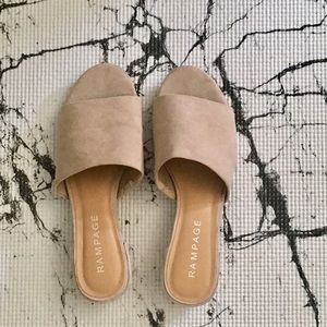 Rampage open toe block heel sandals